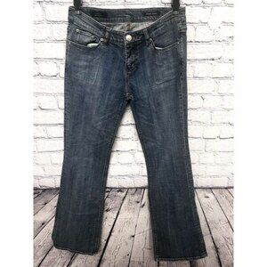 D'NIM JEANS #005 IT'S DIFFERENT BOOT FLARE CUT WOMENS JEANS Size 9 Inseam 31